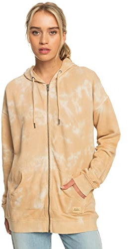 Roxy Fools Gold - Tie Dye Zip Up Hoodie for Women - Frauen.