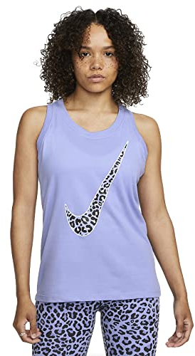 Nike Womens Tank Top/Singlet Dri-Fit, Light Thistle, DN6214-569, L