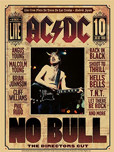AC/DC Aufkleber No Bull - The Directors Cut Sticker Rock Heavy ca. 13x10 cm