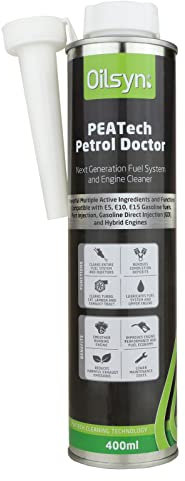 Oilsyn PEATech Petrol Dr Complete Fuel System, Injector & Engine Cleaner 400ml |Multiple Detergent Tech with Max Strength Polyetheramine | Fast & Safe Carbon Removal | Hybrid, E5/E10 Compatible