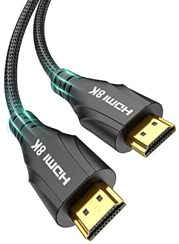 Cratree Cable HDMI 2.1 0.5 metros,8K Ultra Alta Velocidad Cable HDMI Corto,10K 8K 60Hz 4K 120Hz 48Gbps,Dolby Vision HDCP 2.3 eARC,Compatible con PS5 PS4 Pro HDTV Xbox Blu-ray Monitor