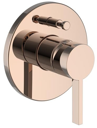 LAUFEN Kartell Einhand- Fertigmontage-Set für Unterputz-Bademischer für Simibox Standard oder Simibox light, integrierter Rohrunterbrecher, H3213360820001, Farbe: Rosegold
