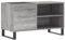 vidaXL Record Cabinet - Grey Sonoma - 85x38x48 cm - Home Entertainment Storage Solution - Modern, Sturdy, Engineered Wood