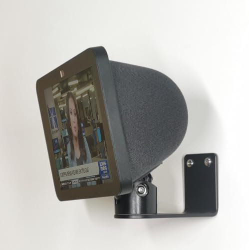 Wall Mount Stand Made for All-New Echo Show 8 (3rd Gen, 2023 Release) | Echo Show 8 (2nd Gen, 2021 Release) | Echo Show 8, Tilt + Swivel Stand Black ES033-01 UK