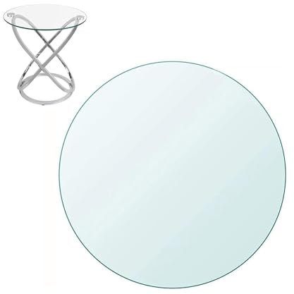 Tischplatte Aus GehäRtetem Glas, Glasplatte Rund Durchm, Glas Sicherheitsglas, Glastisch Tischplatte Aus GehäRtetem, Glas Tisch Glasscheibe, Transparent Rund, Tisch Glasplatte Ersatzteil ( Size : 70CM