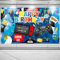 Video Game Happy Birthday Background - 5.9 * 3.6ft Gaming Party Photography Backdrop Photo Booth Wall Banner 13th Birthday Decorations for Boys