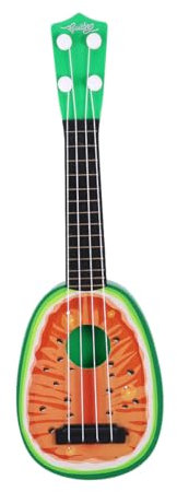 ifundom Mini-Obstinstrumente Form kleine Gitarre kinderinstrumente Kinder musikinstrumente Mädchenspielzeug Musikinstrumente, Spielzeug Obst Gitarre Wassermelone Ukulele Schnur Kleinkind
