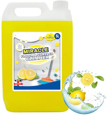 5 Litre Concentrated All Purpose Miracle Floor & Surface Cleaner | Ideal For Hard Floors