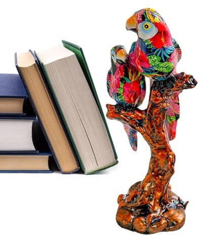 Scultura animale in resina, realistico | Personaggi da collezione, statua di colorato, statua da giardino per il tavolo da salotto all'aperto