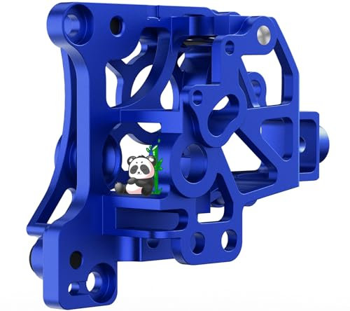 BIQU Panda Extrudeuse CNC creuse légère Coque compatible avec les imprimantes 3D Bambu-Lab X1/P1 Series pour les engrenages d'origine et la pince Panda Al 6061 T6 en alliage d'aluminium haute