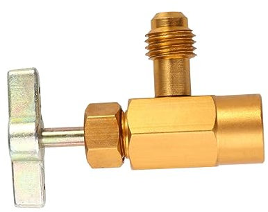 HAPINARY Grifo Dispensador De Refrigerante R 134a para Aire Acondicionado con Rosca De 1/2 Herramienta De Apertura para Botellas De Gas Refrigerante Automotriz
