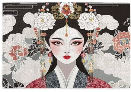 Japan Puzzle 4000 Teile Erwachsene Frau, Puzzles mit Verpackung Box und Poster, Lustig Stress Abbauen Familien Unterhaltungsspiele für Raumdekoration, Kreative Geschenke für Männer/Frauen 1T-744
