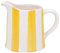 Gisela Graham Yellow Striped Serving Jug, Small