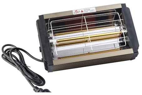 Infrarot Lacktrockner, 1000W Auto Infrarotfarbe Härtungslampe Heizung Handheld-Lack Heizlicht Kurzwellentrockner Infrarot-Wärmelampe for Farbreparatur,Autolack Strahler Aushärtungslampe