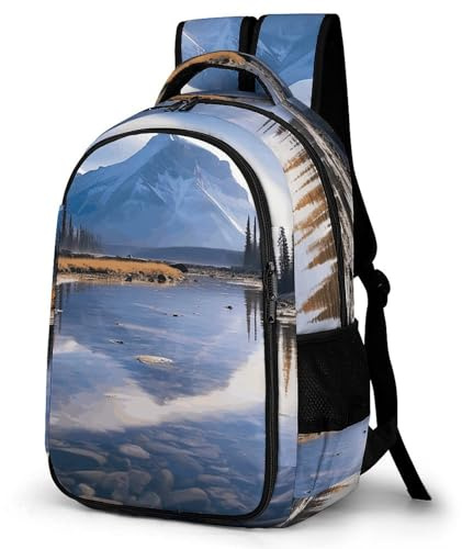 SMAZDFXX Herrliche Aussicht in Banff, Reise-Laptop-Rucksäcke für Männer und Frauen, Handgepäck-Rucksack, Computer-Taschen-Rucksäcke