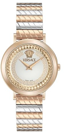 Versace Damen Analog Quarz Armbanduhr Delphinus