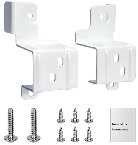 Kit de apilamiento de lavandería, kit de apilamiento de lavadora y secadora, kit de apilamiento de lavadora, juego de soporte de acero inoxidable duradero para lavadoras y