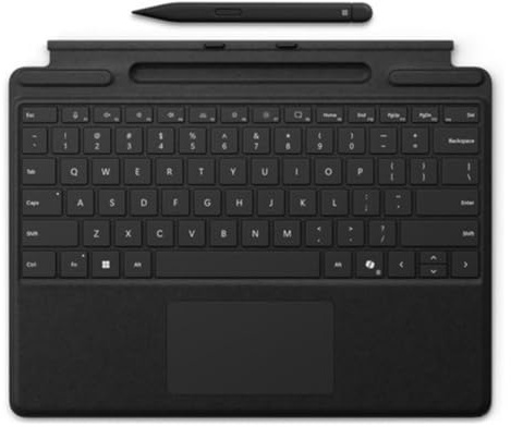 Capa Teclado Microsoft Surface Pro 8/9/10/11 + Slim Pen 2