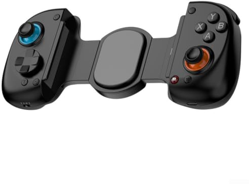 Mobiler Cloud-Gaming-Controller mit Turbo-Modus, D8+, dehnbarer Griff mit 6-Achsen-Sensor für ultimatives Gaming, für Android und IOS-PC (schwarz)