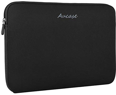 Aucase Laptop Case Sleeve 13.3 14 Inch, Thickest Lightest Water Resistant Neoprene Protective Laptop Bag for Men and Women, Compatible with MacBook 15.3''/ Air 15'' M3 M2, Chromebook
