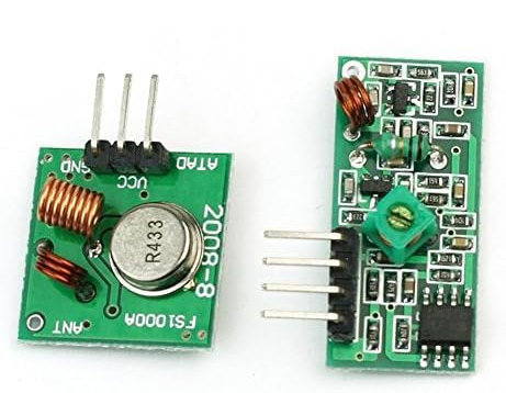 iHaospace 5X 433 MHz Sender Empfänger 433mhz RF Wireless Transmitter and Receiver Module Kits für Arduino Raspberry Pi