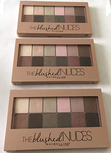3x Maybelline The Blushed Nudes Palette