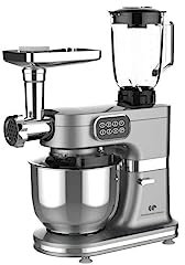 CONTINENTAL EDISON Robot pâtissier Multifonctions - 1000 W - Gris