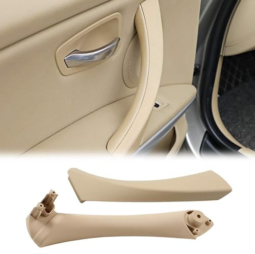 TTCR-II poignée de porte Compatible avec bmw Série 3 E90/E91/E92/E93,poignée de traction de porte passager gauche + couvercle extérieur pour Série 3 E90/E91/E92/E93 323 325 328 330 335 Sedan&Touring