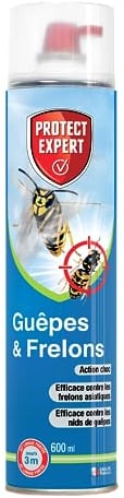 Guêpes et Frelons jet longue portée - Aérosol de 600ml