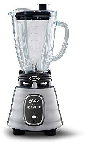 Oster Classic Blender, Reversible, Chrome, Glass Tumbler BLSTBESTE013