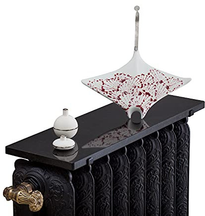 LA PURETE - Tablette de radiateur en granit zimbabwbe naturelle 20 X 80 CM EP 2 CM Polie