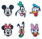Octory 6 PCS Mini Set Cute Cartoon Mickey Iron On Patch for Clothing Saw On/Iron On Embroidered Patch Applique for Jeans, Hats, Bags