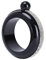 Tiardey Bracelet Bracelet Flacon,3.5oz Lisse Bracelet Portable en Acier Inoxydable Flacon pour Fête Activités De Plein Air Idées Cadeaux - Strass Noirs