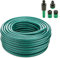 HOMECALL 30 Metre Reinforced PVC Garden Outdoor Water Hose Starter Set with Fittings and Spray Gun