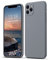 GOODVISH Cover per iPhone 11 Pro Max 6.5 '', Silicone Morbida Ultra Sottile Case con Protezione per Camera, Protettiva Antiurto Antiscivolo Progettata per iPhone 11 Pro Max Custodia, Grigio