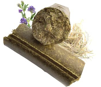 LAX Wiesenprodukte Knusperstangen für Pferde 3,5 kg (4 Stangen) – Getreide- & melassefreie Raufutter-Snacks mit Heu & Luzerne – Gesundes Pferdeleckerli
