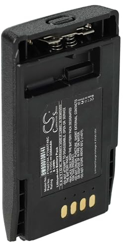 vhbw Akku Ersatz für Motorola AP-6574, PMNN4351, FTN6574BC, PMNN4351A, FTN6574A, FTN6574 für Funkgerät, Walkie Talkie (2200 mAh, 3,7 V, Li-Ion)
