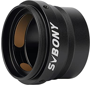 Svbony SA406 Spotting Scope Adattatore per Fotocamera, Filettatura M42 con Interfaccia 1,25 pollici in Lega Alluminio, Collegare Fotocamera WIFI SC001, Oculare, per Birdwatching, Fotografia Lunare