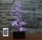 SUPERRUIDALONG 3D Skater Junge Fernbedienung 16 Farben Nachtlichter Illusion Acryl LED Tisch Nachttisch Lampe Kinder Schlafzimmer Schreibtisch Dekor Geburtstag Geschenke Spielzeug für Kinder