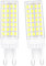 SanGlory G9 LED Lampe, 5W Kaltweiss 6000K, Ersatz 30W-50W Halogenlampe, Kein Flackern, 550LM, Energiesparlampen Glühbirne Dimmbar, 360° Abstrahlwinkel, 2er Pack
