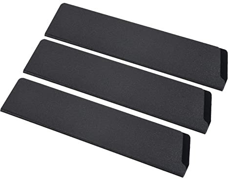 PATIKIL ABS Knife Cover Sleeves for 10 Kitchen Knife, 3 Pack Knives Edge Guard Blade Protector Universal Knife Sheath for Home Kitchen, Black