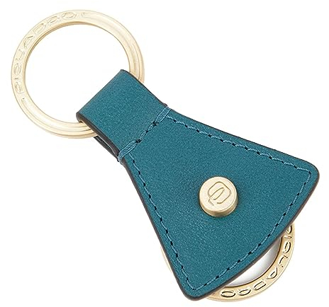 Piquadro Ray Two-Ring Keychain Verde