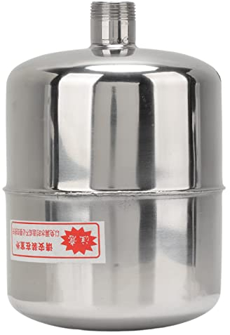 Edelstahl Drucktank, Versiegelter 2 Liter Wassertank, Klein und Leicht, Geeignet für Selbstansaugende Pumpen, Wasserpumpen, Druckschalter Usw