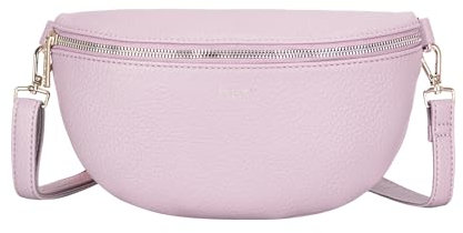 David Jones Paris Women's Clutch Bag - Pencil Case - Shoulder Bag - All PU Leather - Small Size - Work City Girl Fashion Elegant and Stylish Evening - Lilac, lilac