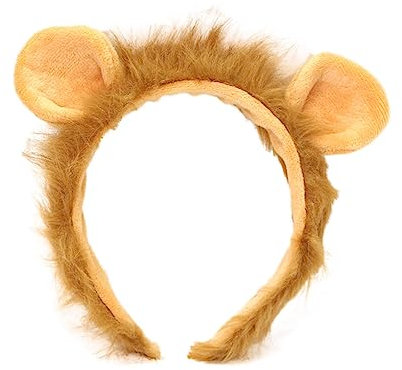 Cosplay Löwenohr-Haarreif für Damen, Karneval, Tiere, Haarband, Löwenohr, Haarreif, Plüsch, Weihnachts-Kopfbedeckung
