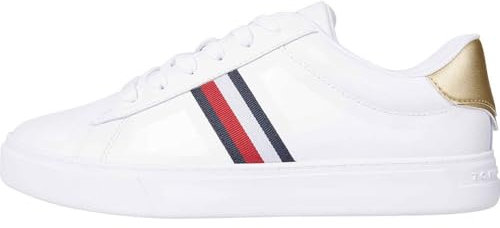 Tommy Hilfiger Runner Sneaker Mujer Essential Low Top, Blanco (White), 40