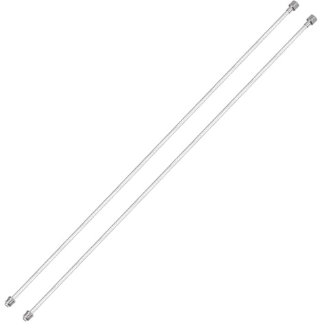 QUARKZMAN 2 pcs Airless Peinture Pulvérisateur Extension Tige 30 x0,47 | Extension Vaporisateur Pistolet Peinture, Inox Acier, Interface Universel Remplacement Outil