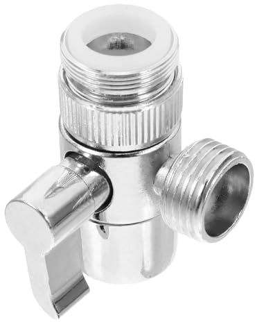 ORFOFE Adaptador De Grifo Entrada Salidas Para Lavadora Y Lavabo Válvula Diverter De Agua De Conexión Fácil Y Diseño Antideslizante