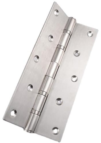Heavy Duty Door Hinges Stainless Steel Ball Bearing Hinges 8 Inch Door Hinge for Interior & Exterior Doors Square Corners,Heavy Duty Wood Door with Mounting Hardware 2 Pack (White, 8 Inch)