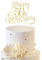 50th Anniversary Cake Toppers Gold Glitter Wedding Anniversary Party Decorations 50th Wedding Anniversary Wedding Anniversary Party Decoration Ideas Birthday Party Decorations